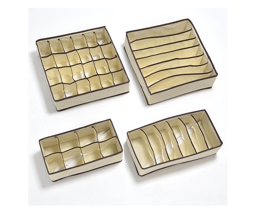 4-dílný organizér-béžový - 2