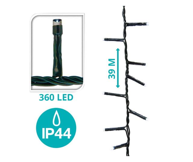 Ghirlanda luminoasa 360 LED, multicolor