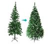 Nordmann műfenyő fém talppal, 4 méretben-210 cm