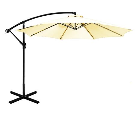 Závěsný slunečník 2,7 m-více barev-krémová