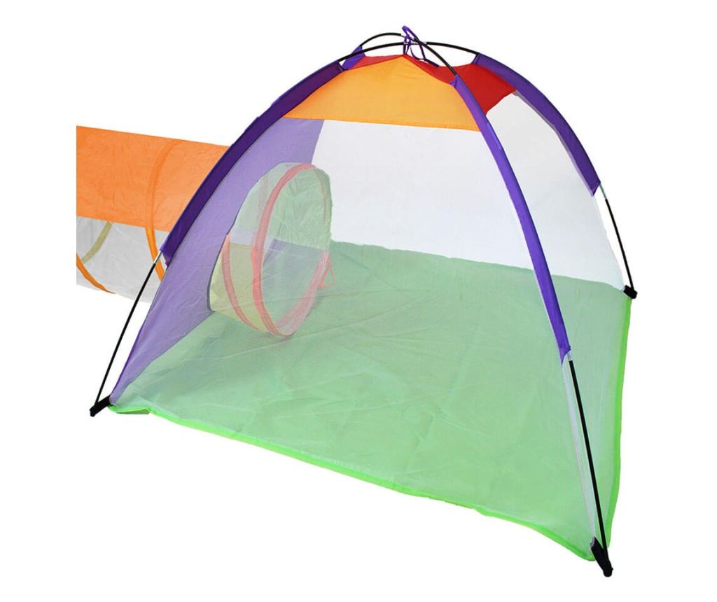 Stan a hrací domeček s tunelem, 200 ks míčků jako dárek - 3