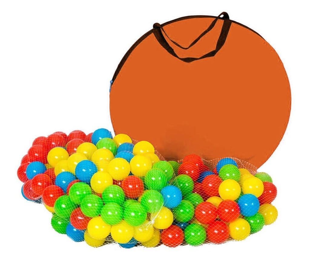 Stan a hrací domeček s tunelem, 200 ks míčků jako dárek - 4