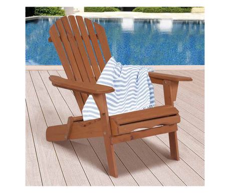 Drewniane krzesło ogrodowe, składane