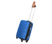 4 db-os merevfalú bőröndszett, állítható számzárral, kék