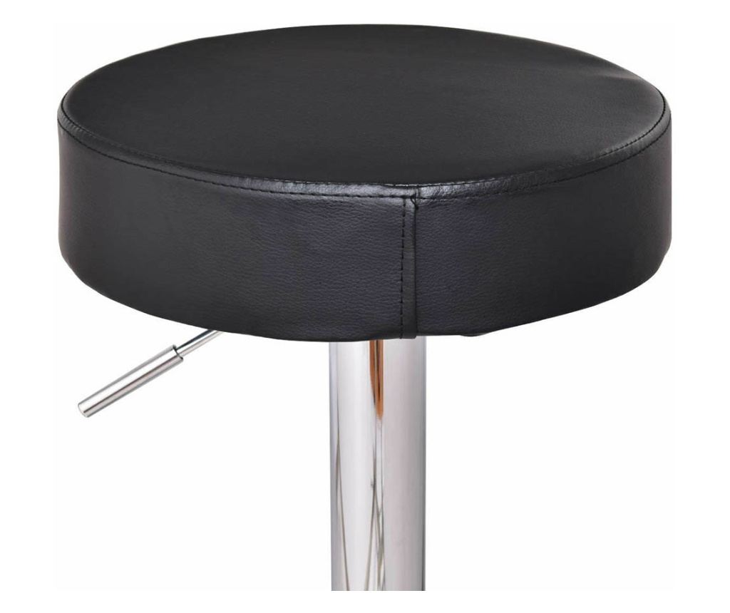 2 buc scaune de bar stil clasic - Negru - 3