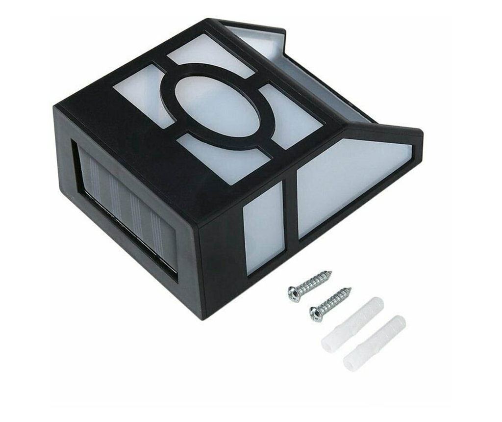 4 buc lampa solara de exterior - Negru - 2