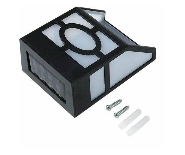 4 buc lampa solara de exterior - Negru
