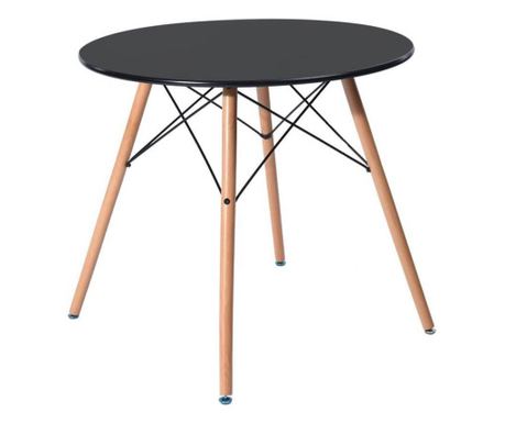 4 nowoczesne krzesła do jadalni i stół, w 3 kolorach-czarne