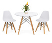 4 ks moderních jídelních židlí se stolem,více barev,bílá 0 67x51 cm