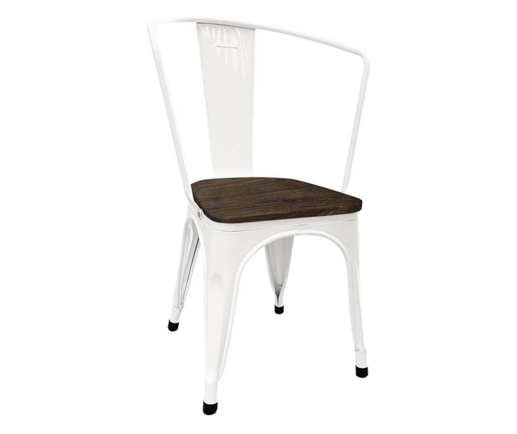 Scaun de bucatarie Panni 2 buc - lemn inchis la culoare - 8