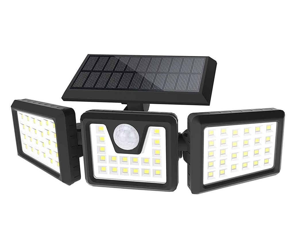 Lampa solara cu 3 panouri rotative - 3