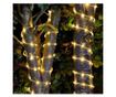 Ghirlanda luminoasa solara decorativa, 10m, alb cald thumbnail 1