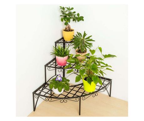 Rohový stojan na květiny