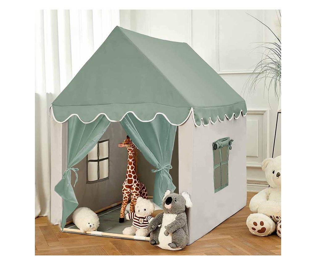 Hrací domeček pro děti, mátová - 3