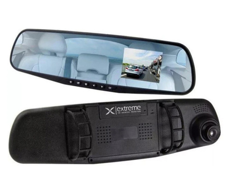 Видеорекордер за автомобил Esperanza XDR103 Extreme, Микрофон, Вграден високоговорител, Сензор за движение, Черен