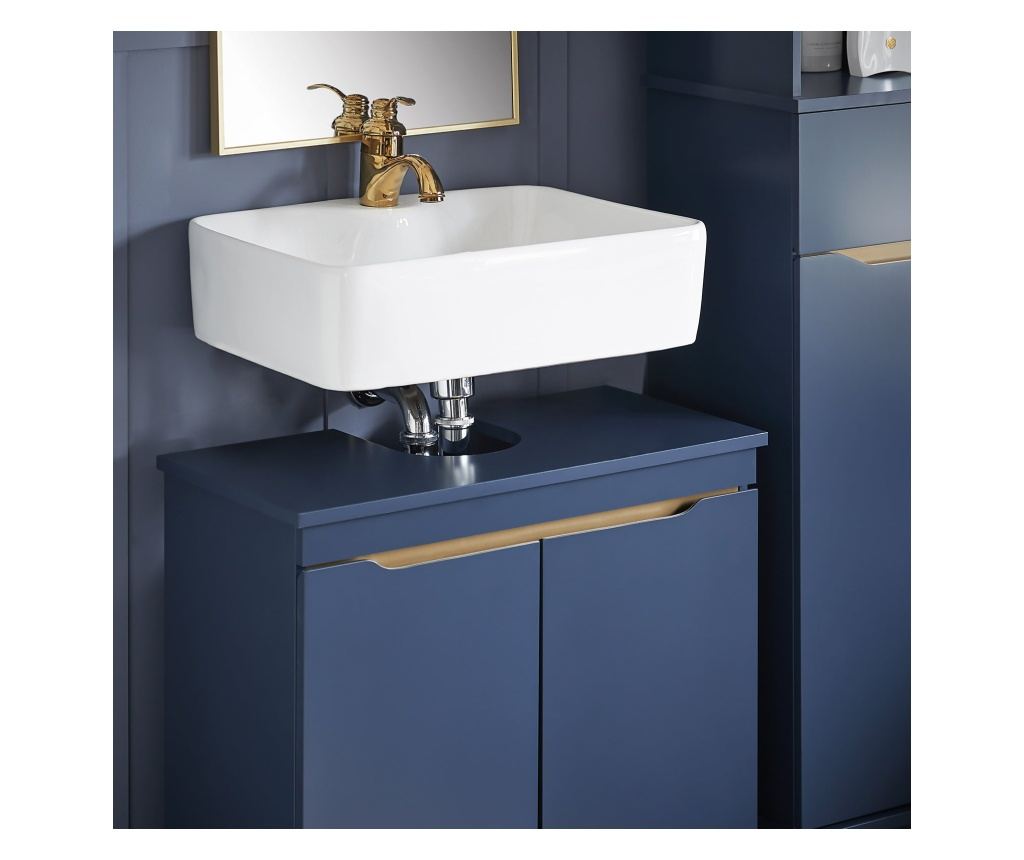 SoBuy kopalniško pohištvo, kopalnica nečimrnosti enota, kopalniška omarica pod umivalnikom BZR113-B - 3