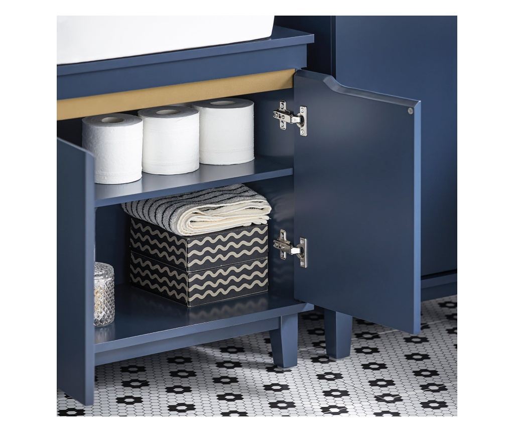 SoBuy kopalniško pohištvo, kopalnica nečimrnosti enota, kopalniška omarica pod umivalnikom BZR113-B - 7