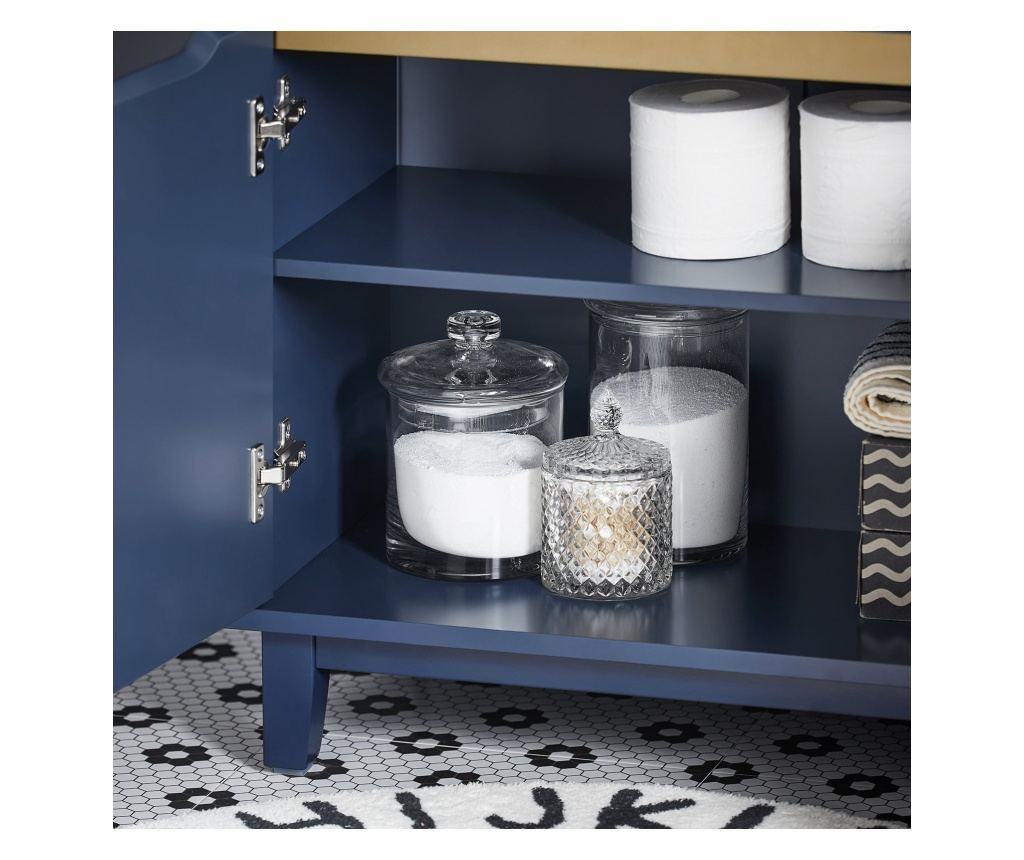 SoBuy kopalniško pohištvo, kopalnica nečimrnosti enota, kopalniška omarica pod umivalnikom BZR113-B - 8