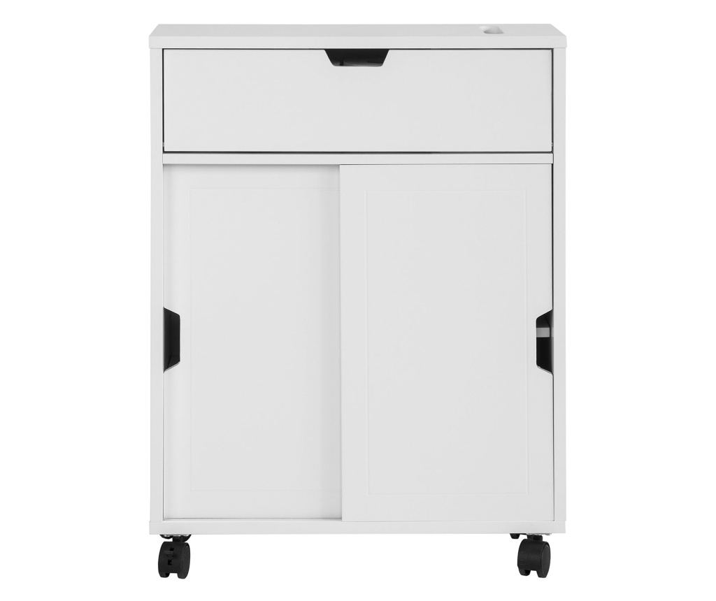 SoBuy cutie pentru hârtie igienică, dulap de toaletă, dulap îngust pentru baie BZR31-W - 10