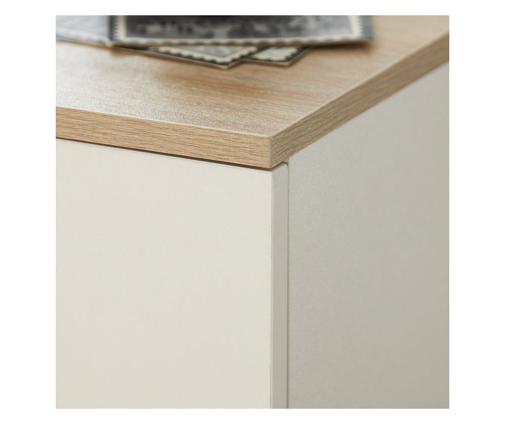 SoBuy comodin, comodin îngust, masă plutitoare FBT111-WN - 6