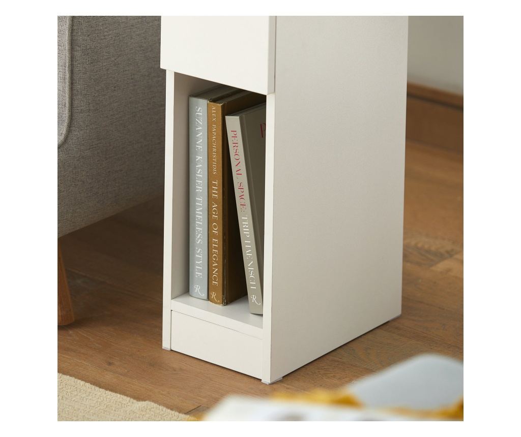 SoBuy comodin, comodin îngust, masă plutitoare FBT111-WN - 8