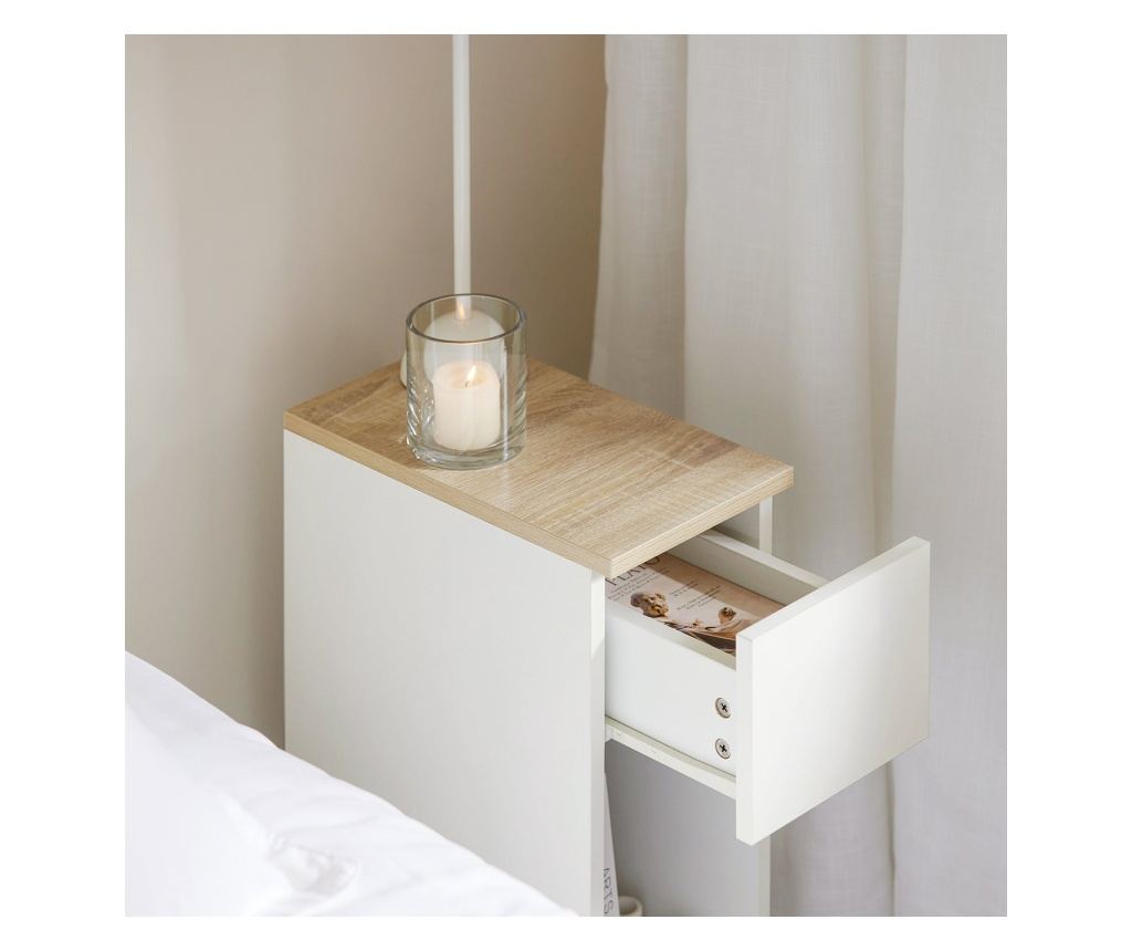 SoBuy Sidobord Förvaringsbord Soffbord Cafébord FBT111-WNx2 - 10