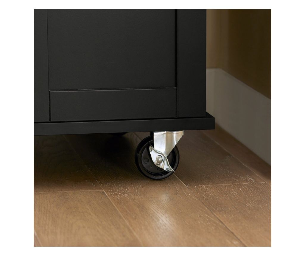 SoBuy kuhinjski voziček, kuhinjski voziček na kolesih, kuhinjsko omarico FKW110-SCH - 9