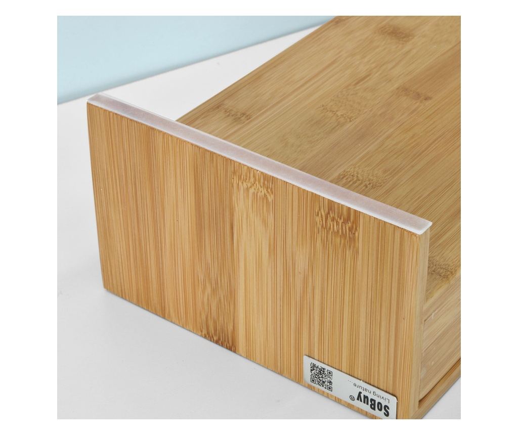 SoBuy monitor állvány fiókkal, support ecran pc, asztali monitor emelő FRG198-N - 7