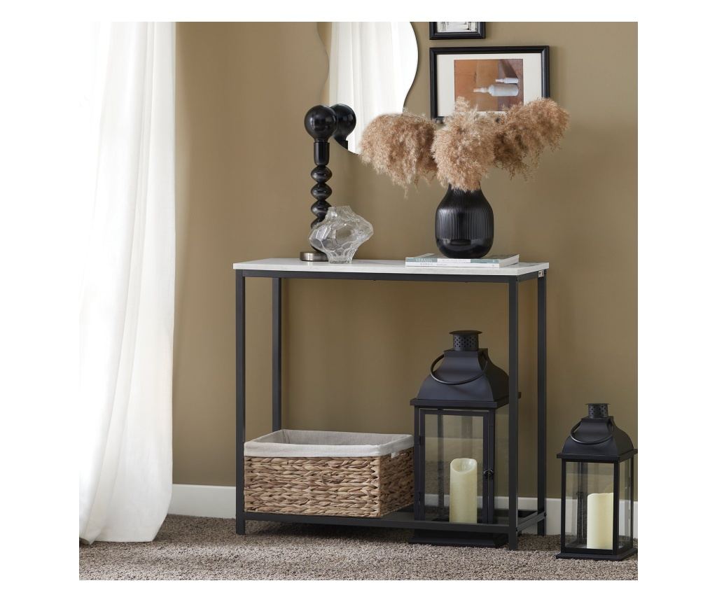 SoBuy входна конзола, входно обзавеждане, конзолна маса FSB29-SCH - 5