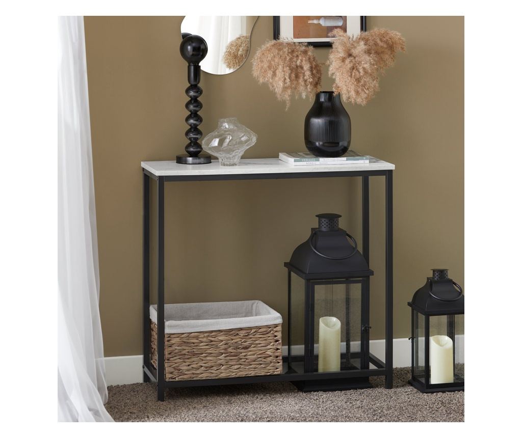 SoBuy входна конзола, входно обзавеждане, конзолна маса FSB29-SCH - 6