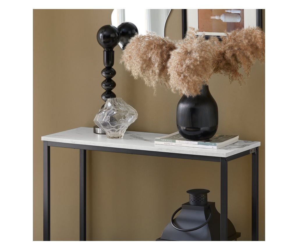 SoBuy входна конзола, входно обзавеждане, конзолна маса FSB29-SCH - 7