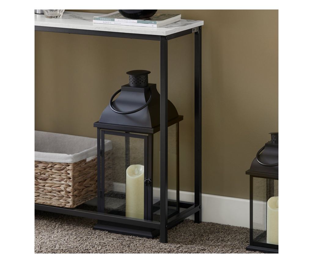 SoBuy входна конзола, входно обзавеждане, конзолна маса FSB29-SCH - 9