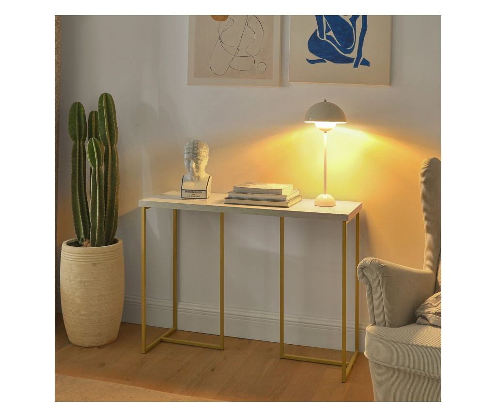 SoBuy Avlastningsbord, Vitrinskåp, Hallmöbler, Skänk, FSB58-G - 3