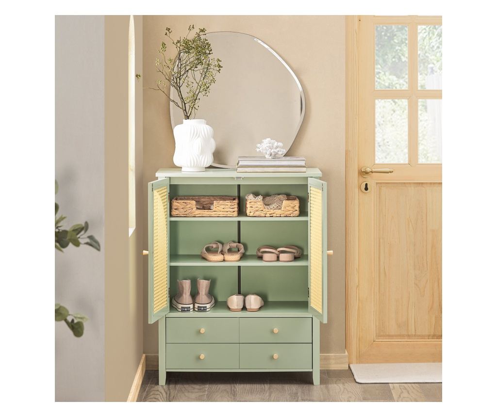 SoBuy komoda, vhodno pohištvo, bočna omara FSB72-GR - 4