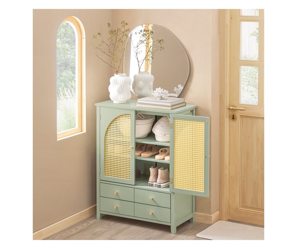 SoBuy komoda, vhodno pohištvo, bočna omara FSB72-GR - 5