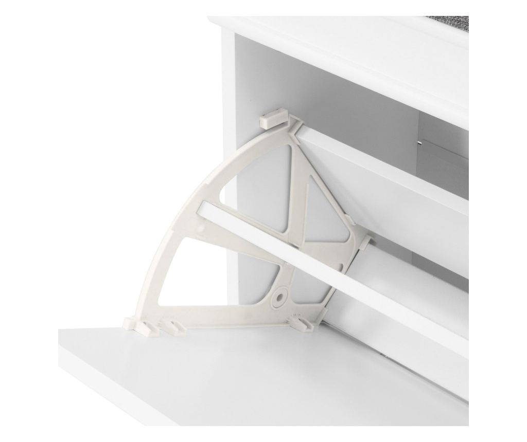 SoBuy klupa za cipele, klupa za skladištenje, klupa za uskladištenje FSR82-K-W - 9