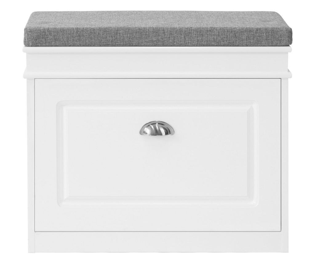 SoBuy klupa za cipele, klupa za skladištenje, klupa za uskladištenje FSR82-K-W - 10