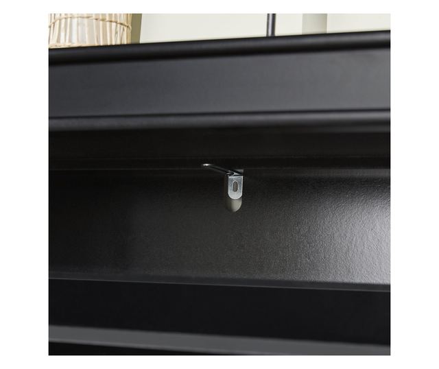 SoBuy Smalt skoskåp med 3 fack Skohylla hög Hallmöbler FSR94-SCH