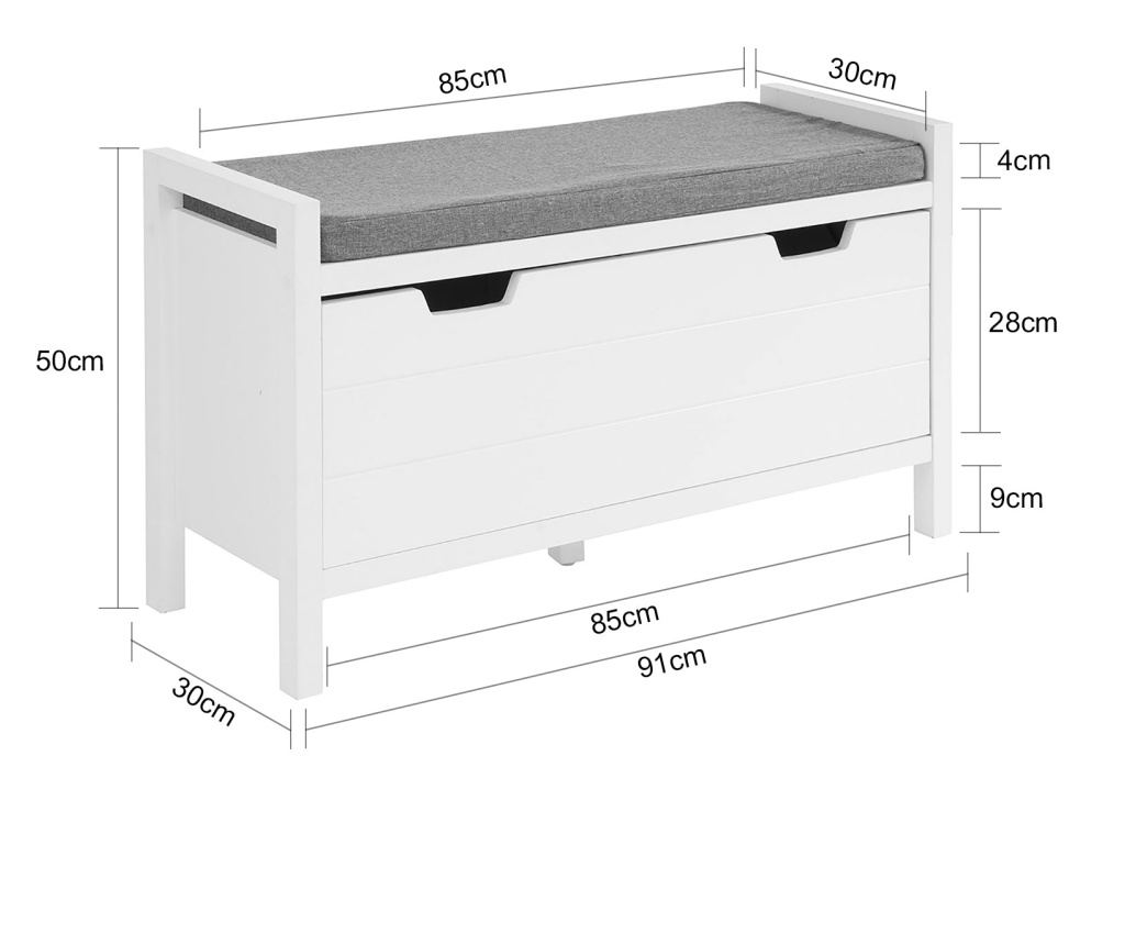 Klupica s prostorom za odlaganje - 2