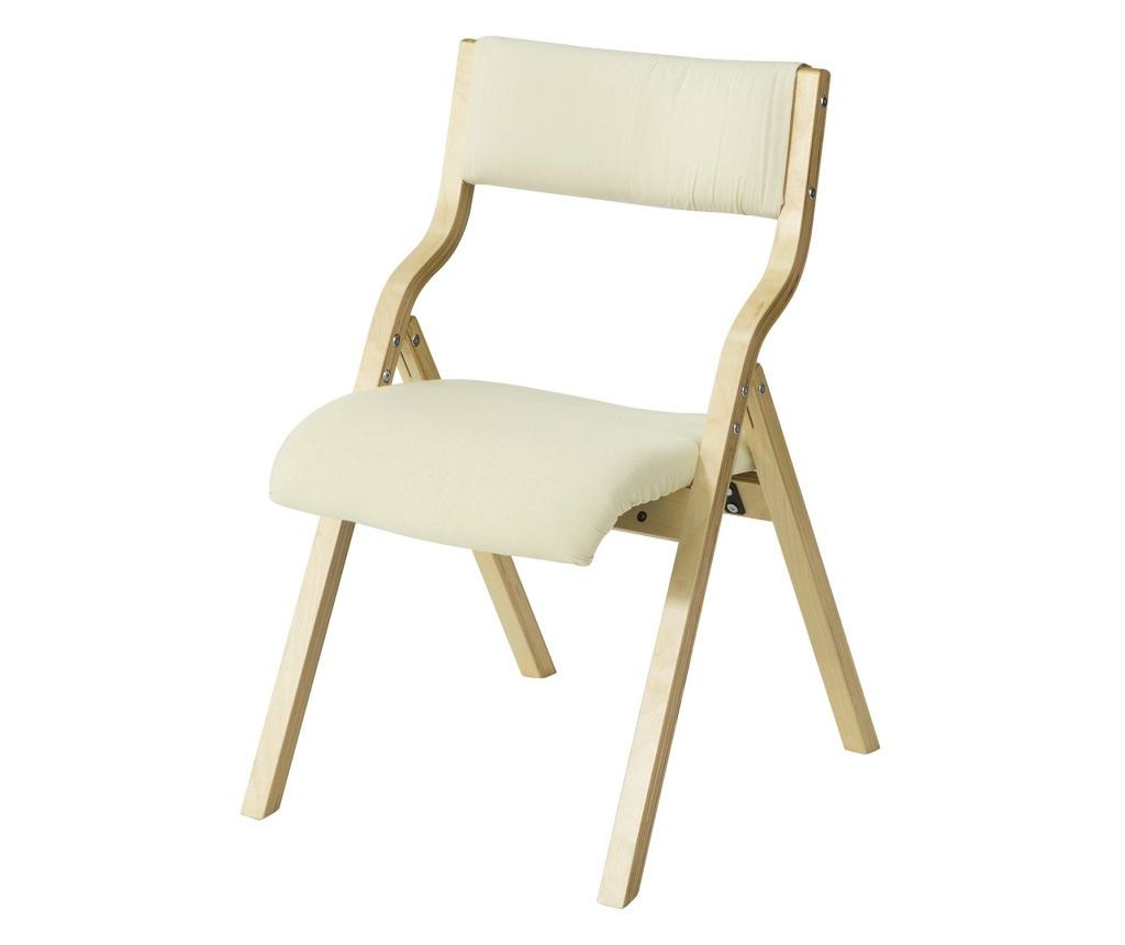 SoBuy hopfällbar stol köksstol med vadderad sittyta och ryggstöd FST40-W - 5