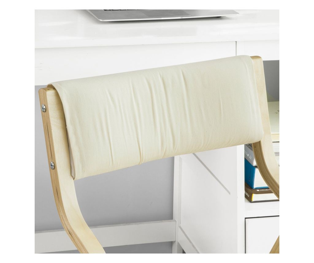 SoBuy hopfällbar stol köksstol med vadderad sittyta och ryggstöd FST40-W - 7