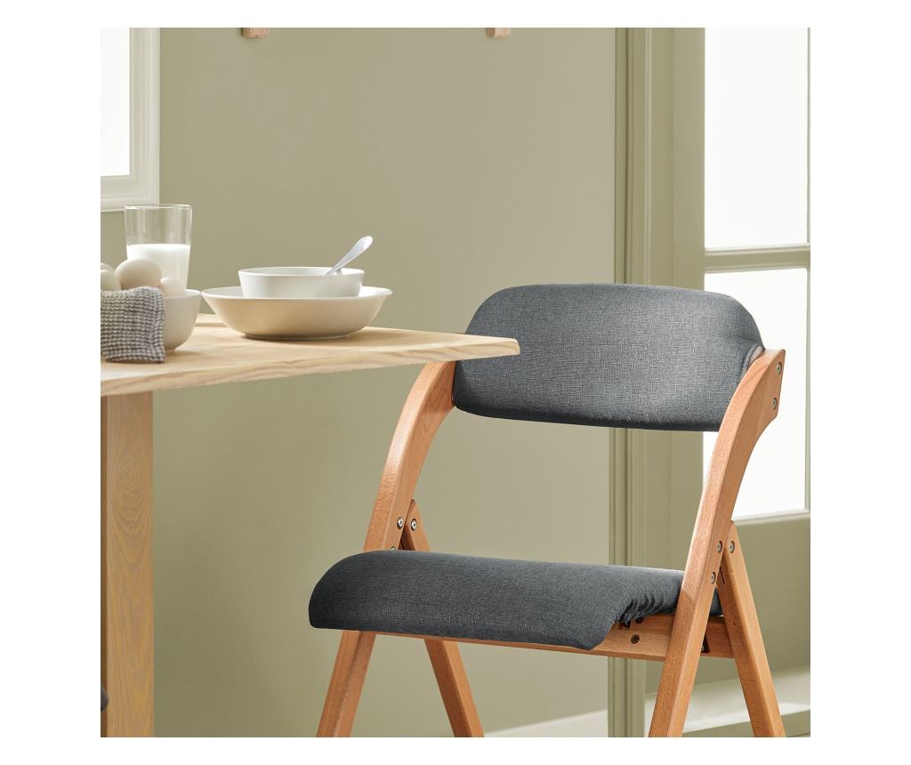 SoBuy scaun interior pliabil, scaun pliabil, scaun pliabil confortabil FST92-SG - 5