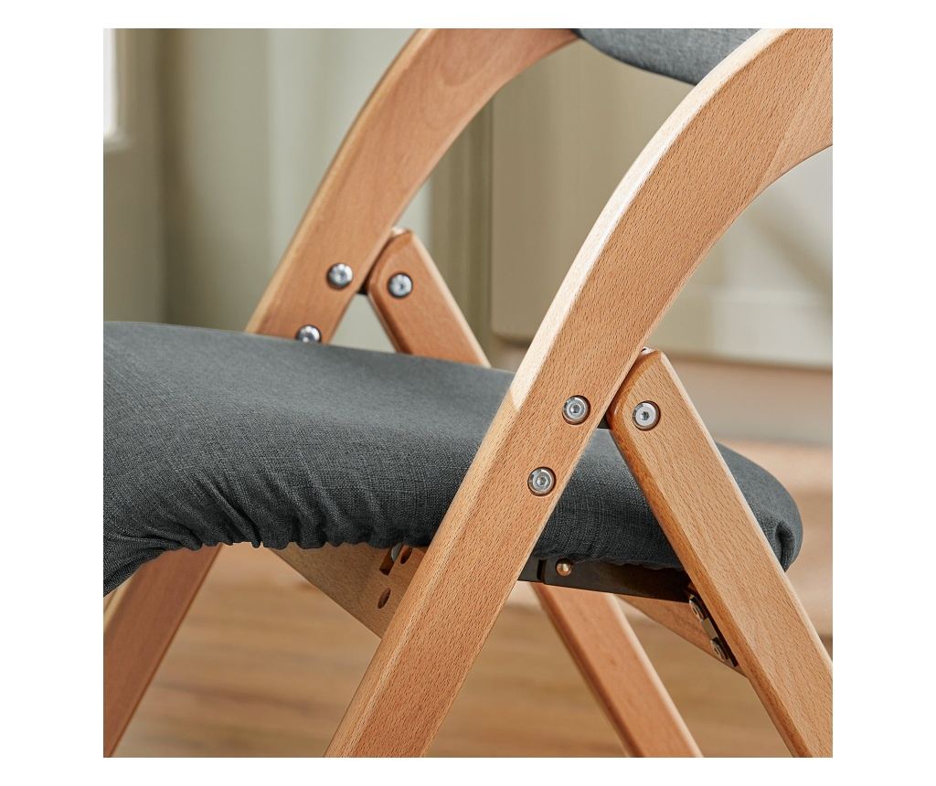 SoBuy scaun interior pliabil, scaun pliabil, scaun pliabil confortabil FST92-SG - 6