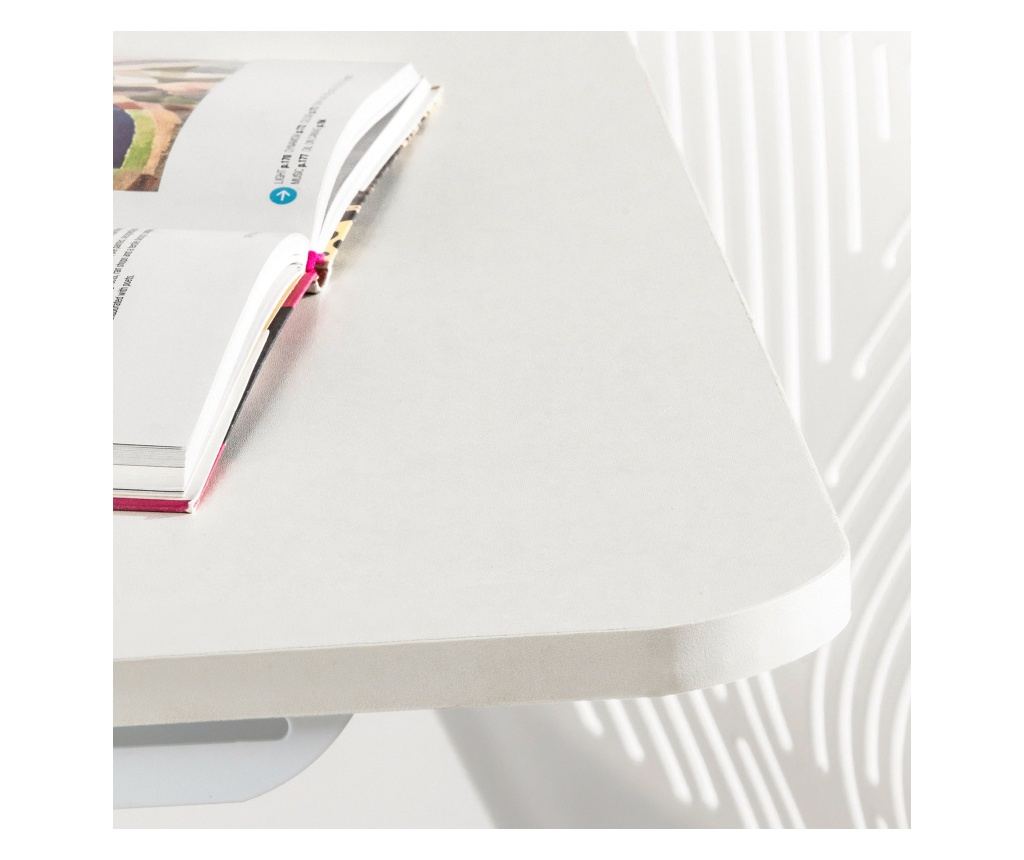 SoBuy πτυσσόμενο τραπέζι, γραφειο υπολογιστη, γραφειο με συρταρια FWT92-W - 6