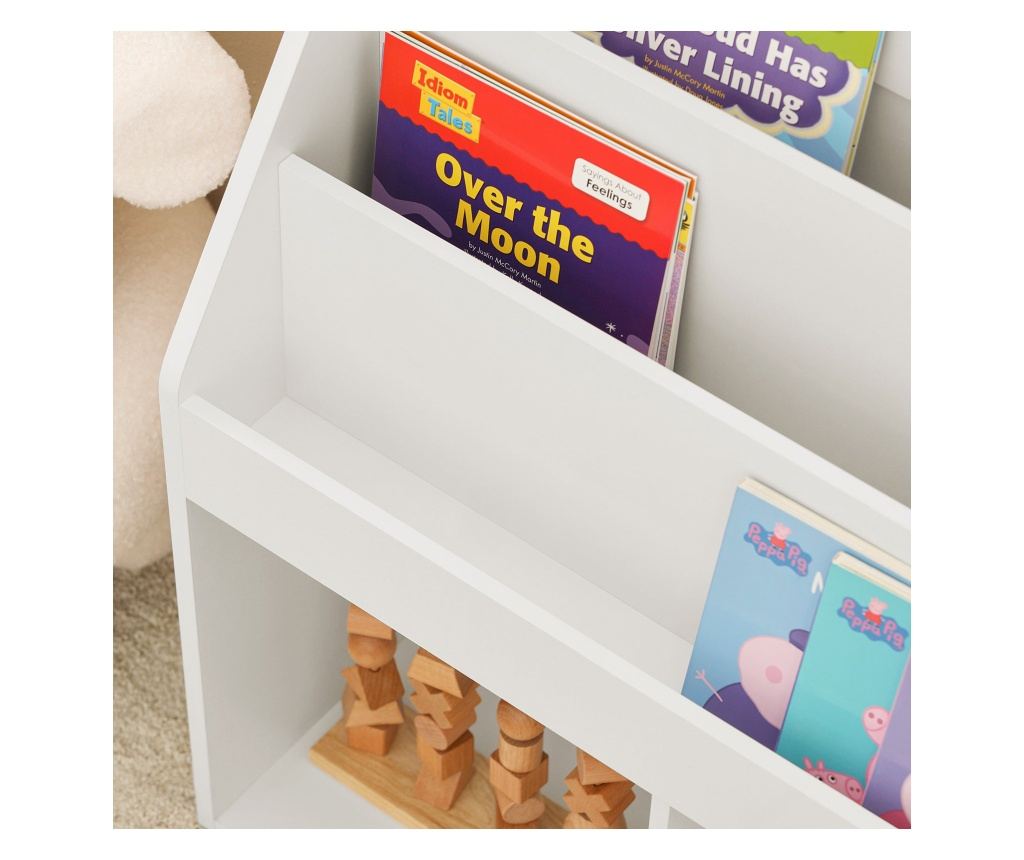 SoBuy Bogreol za djecu, dječja garderoba, Dječja garderoba s klupom KMB01-W - 10