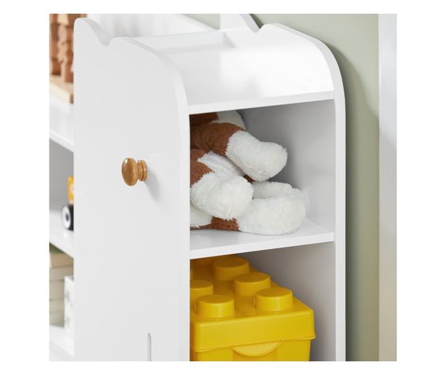 SoBuy Bogreol za djecu, dječja garderoba, Dječja garderoba s klupom KMB62-W