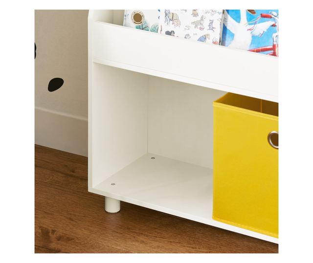 SoBuy Bogreol za djecu, dječja garderoba, Dječja garderoba s klupom KMB69-W