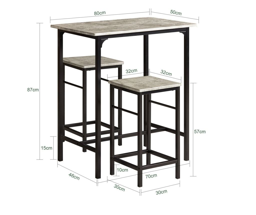 Σετ από 3 έπιπλα τραπεζαρίας - 2