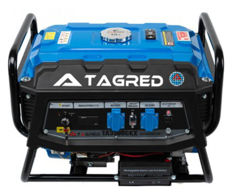 Generator de curent, Tagred TA3500GKX, 3500 W, 7.5 CP, cu stabilizator de tensiune