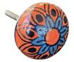 Kézzel festett vintage stílusú porcelán bútorgomb